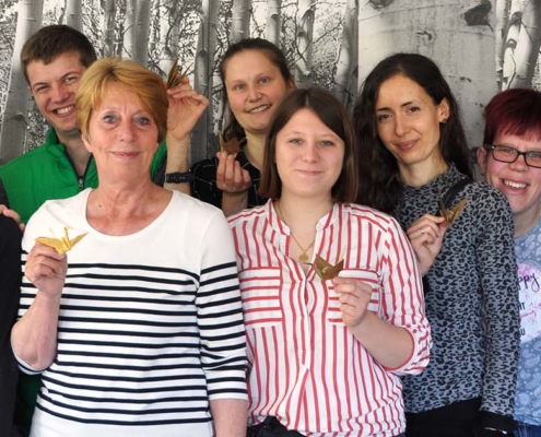 OrtungIX - KünstlerInnen der Lebenshilfe Schwabach-Roth haben mitgemacht.